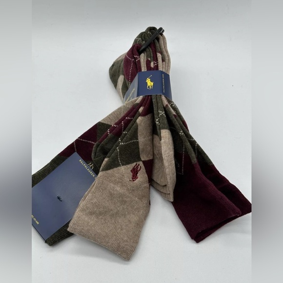 Polo Ralph Lauren Combed cotton argyle dress Socks
3-pack - Picture 3 of 8